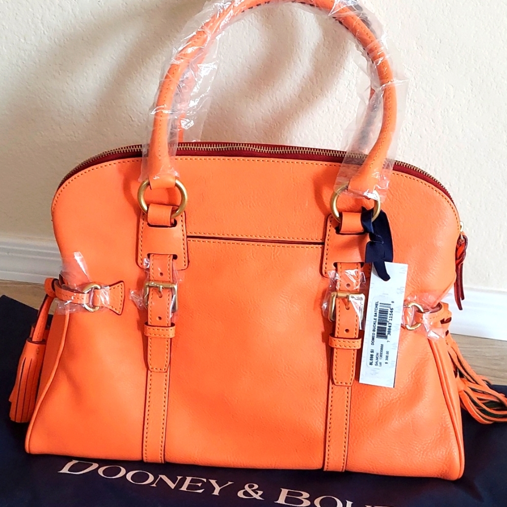 Dooney & Bourke Florentine Domed Satchel, Salmon Color